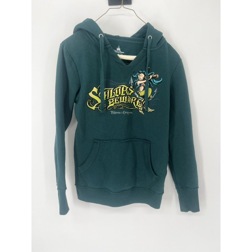 DISNEY PARKS PIRATES OF THE CARIBBEAN HOODED SWEATSHIRT Size‎ XS